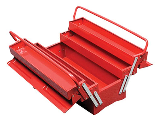 Faithfull Metal Cantilever Toolbox - 5 Tray 49cm (19in) FAITBC519
