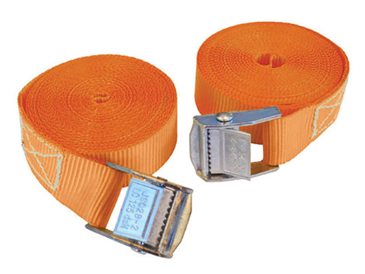 Faithfull Cam Style Tie-Downs 25mm x 5m 2 Piece FAITDCAM51