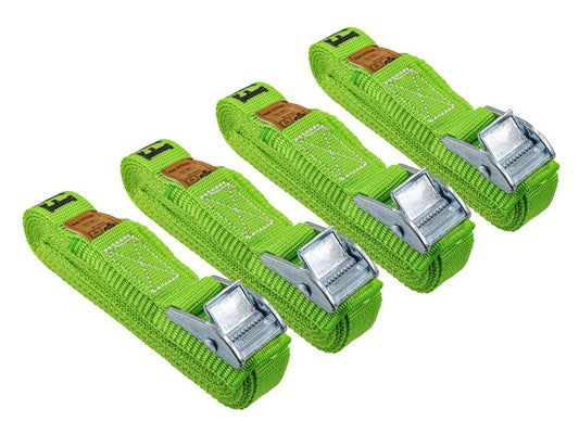 Faithfull Cam Buckle Tie-Downs 5m x 25mm, 4 Piece FAITDCAMSET4
