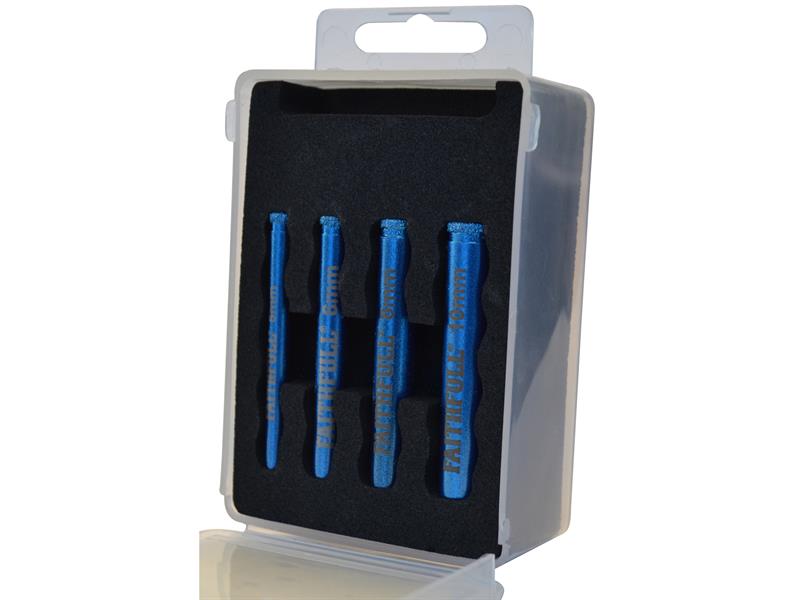 Faithfull Diamond Ceramic Mini Holesaw Set, 4 Piece FAITDSETPRO