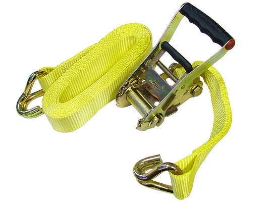 Faithfull Ratchet Tie-Down 5m x 50mm Trucker Breaking Strain 4000kg FAITDTRUCK52