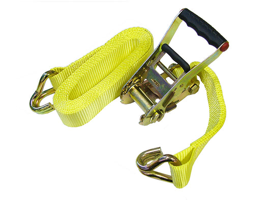Faithfull Ratchet Tie-Down 8m x 50mm Trucker Breaking Strain 4000kg FAITDTRUCK82