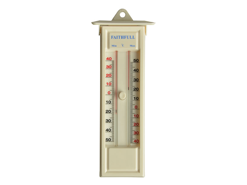 Faithfull Thermometer Press Button Max-Min FAITHMMBUTMF