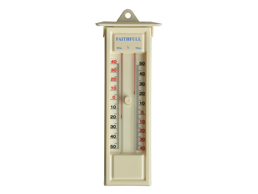 Faithfull Thermometer Press Button Max-Min FAITHMMBUTMF