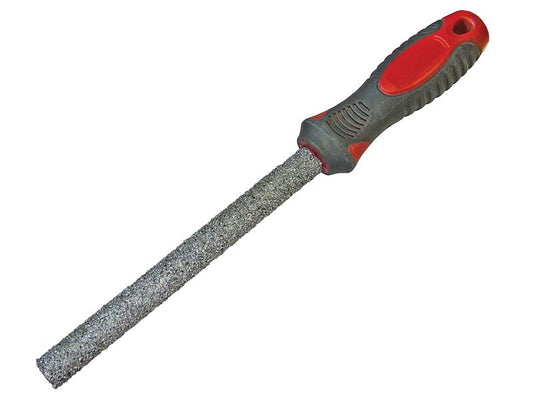 Faithfull Carbide Tile File Half Round Soft Grip 150mm (6in) FAITLFILE
