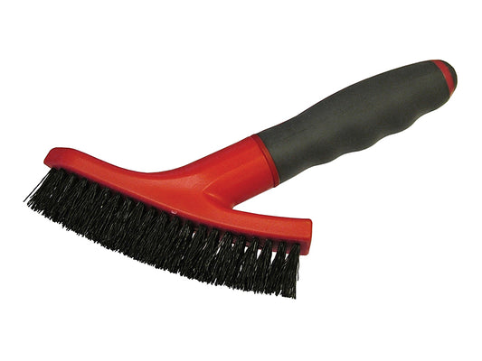 Faithfull Grout Scrubbing Brush Soft Grip Handle FAITLSGSCRUB