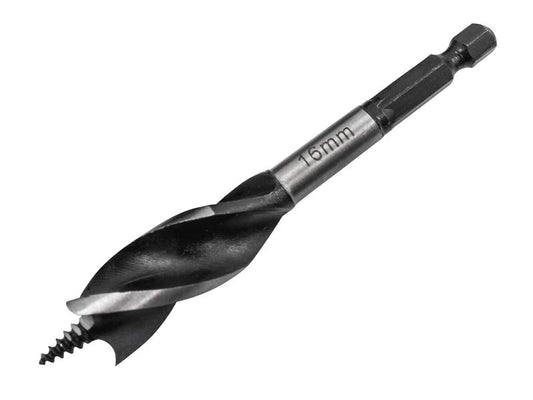 Faithfull Stubby Tri-Point Speed Auger Bit 16mm FAITPAS16