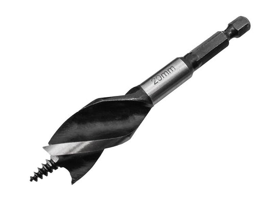 Faithfull Tri-Point Speed Auger Bit 20mm Stubby FAITPAS20