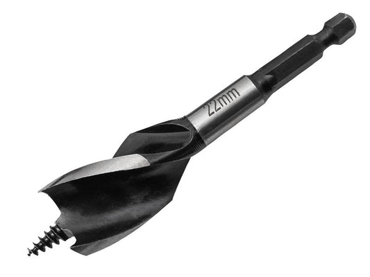 Faithfull Stubby Tri-Point Speed Auger Bit 22mm FAITPAS22