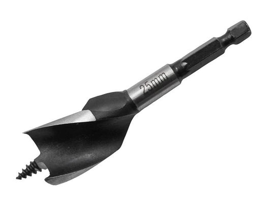 Faithfull Stubby Tri-Point Speed Auger Bit 25mm FAITPAS25