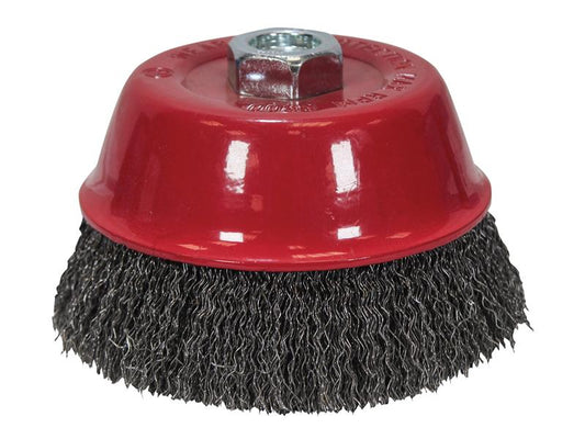 Faithfull Wire Cup Brush 75mm M14x2, 0.30mm Steel Wire FAIWBC75