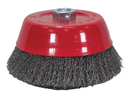 Faithfull Wire Cup Brush 125mm M14x2, 0.30mm Steel Wire FAIWBC125
