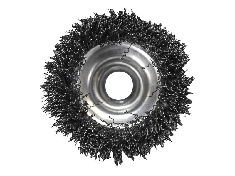 Faithfull Wire Cup Brush 75mm M14x2, 0.30mm Stainless Steel Wire FAIWBC75S