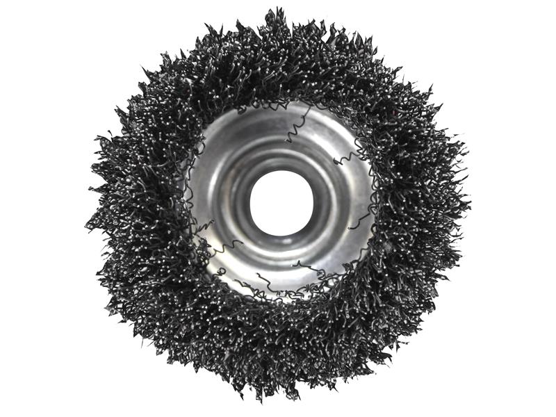 Faithfull Wire Cup Brush 80mm M14x2, 0.30mm Stainless Steel Wire FAIWBC80S