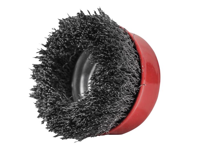 Faithfull Wire Cup Brush 80mm M14x2, 0.30mm Steel Wire FAIWBC80