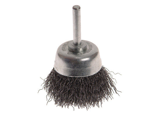 Faithfull Wire Brush Shaft Mounted 50mm x 20mm, 0.30mm Wire FAIWBSI50