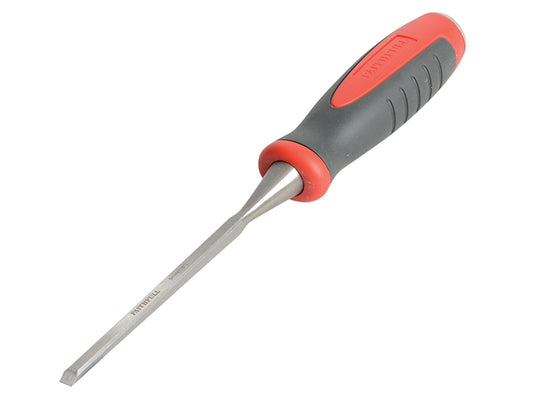 Faithfull Bevel Edge Chisel Red Soft Grip 6mm (1/4in) FAIWCR6