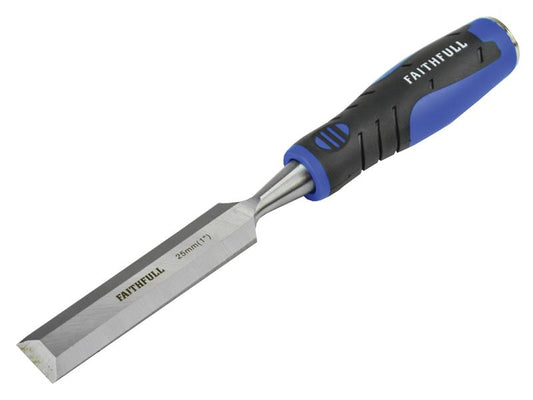 Faithfull Soft Grip Bevel Edge Chisel 25mm (1in) FAIWCSG25