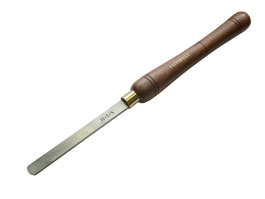 Faithfull HSS Wood Turning Chisel 15mm Round Nose Length 410mm FAIWCTRNS15