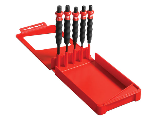 Facom Metric Punch Set 5 Piece Tri Material Shock Absorbing Handles FCM249GPB