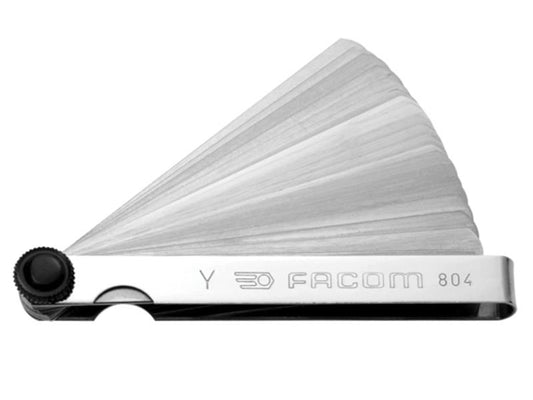 Facom Metric Feeler Gauge Round Tip Hardened And Tempered Steel Blades 804
