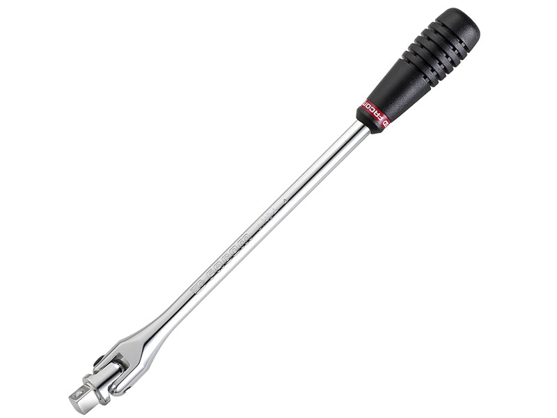 Facom Power Bar 3/8in Drive Length 260mm PVC handle Chrome Finish J.140A