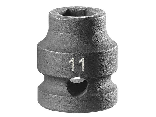 Facom Stubby Impact Socket 1/2in Drive 11mm 6 Point FCMNSS11A