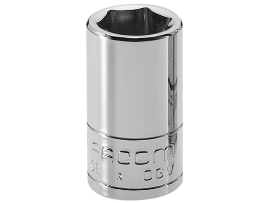 Facom Hexagon Socket 1/4in Drive 7mm Chrome Finish R.7