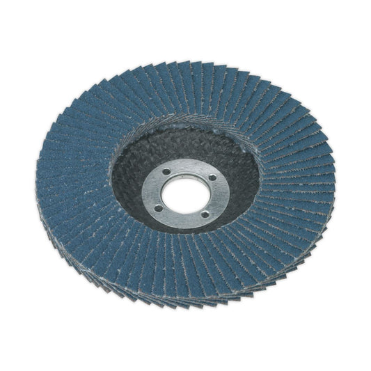Sealey Flap Disc Zirconium �100mm �16mm Bore 40Grit FD10040