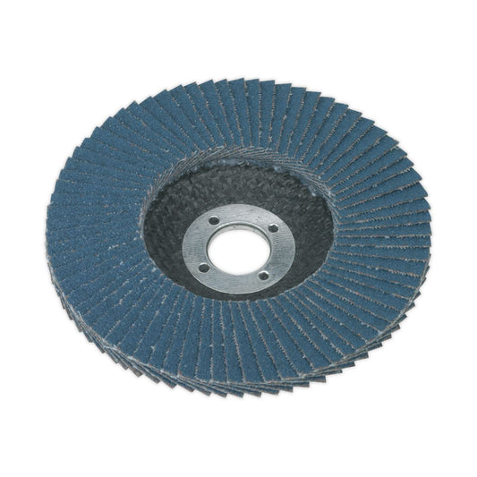 Sealey Flap Disc Zirconium �100mm �16mm Bore 60Grit FD10060