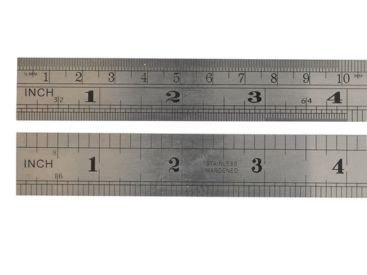 Fisher F124ME Steel Rule 600mm / 24in FIS12424