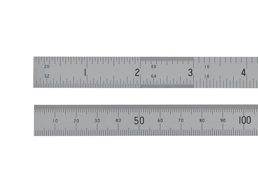 Fisher Satin Chrome Rule 150mm/6in FISC06