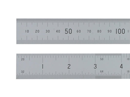 Fisher Satin Chrome Rule 300mm/12in FISC12