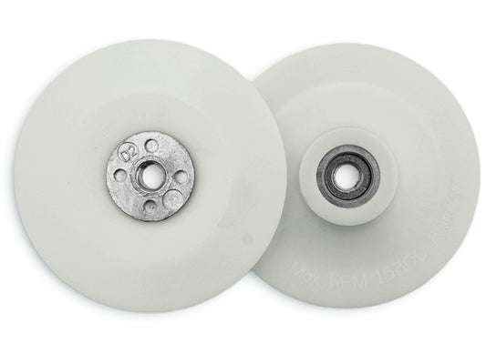 Flexipads Angle Grinder Pad White 100mm 4in M10 x 1.50 Makita FLE20018