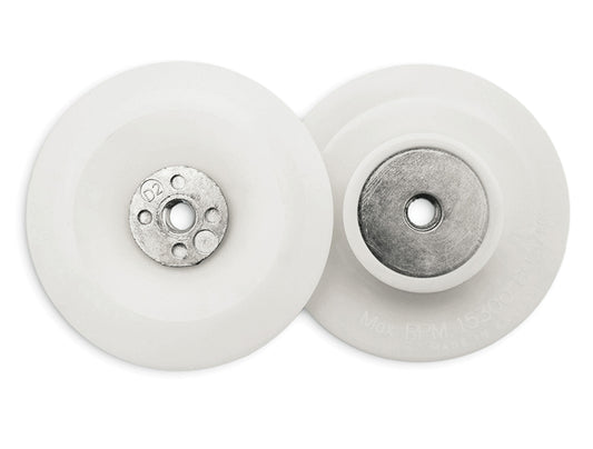 Flexipads World Class Angle Grinder Pad White 100mm (4in) M10 x 1.50 FLE20020