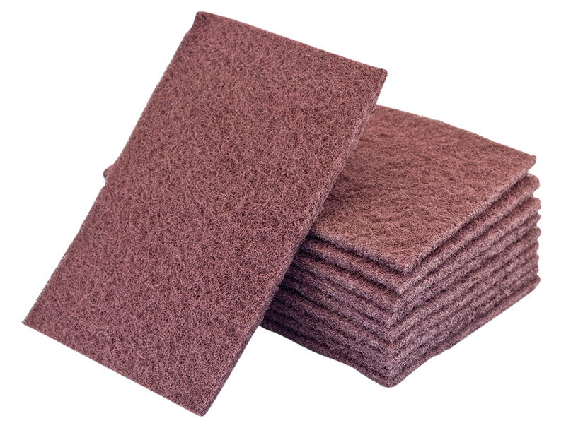 Flexipads World Class Hand Pads Maroon Very Fine 230 x 150mm (Pack 10) FLE34005