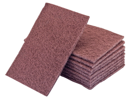 Flexipads World Class Hand Pads Maroon Very Fine 230 x 150mm (Pack 10) FLE34005
