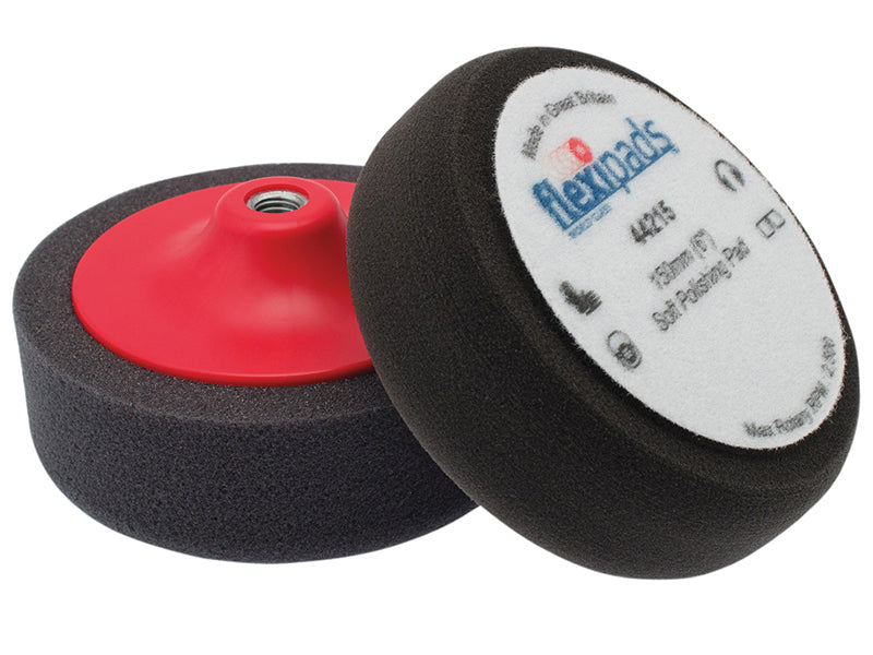 Flexipads World Class Black Polishing Foam 150 x 50mm GRIP® FLE44215