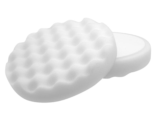 Flexipads World Class White Waffle Very Firm Cutting Pad 150mm FLE44726