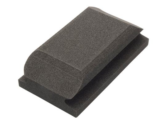 Flexipads World Class Hand Sanding Block Shaped Black 70 x 125mm FLE56010
