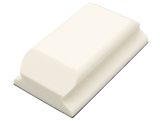 Flexipads World Class Hand Sanding Block Shaped White PUR GRIP® 70 x 125mm FLE93070