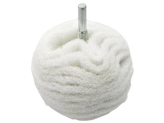 Flexipads World Class Scruff Ball 75mm / 3in White Non-Scratch FLEBA370