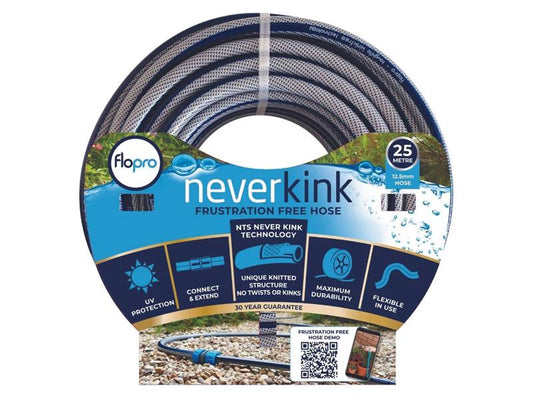 Flopro Flopro Never Kink Hose 25m + Coupling Connector FLO70309031