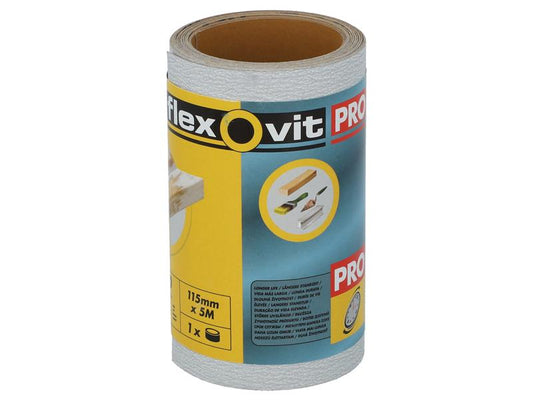 Flexovit High Performance Finishing Sanding Roll 115mm x 5m 320G FLV26420