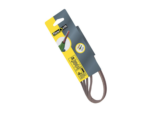 Flexovit Powerfile Sanding Belt 454mm x 13mm Coarse 50g (Pack 4) FLV26438
