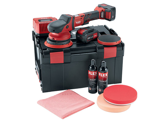 Flex Power Tools Random Orbital Polisher 150mm 18V 2 x 5.0Ah Li-ion FLXFE15150ST