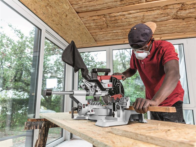 Flex Power Tools SMS 190 18.0-EC Mitre Saw 18V Bare Unit FLXSMS19018N
