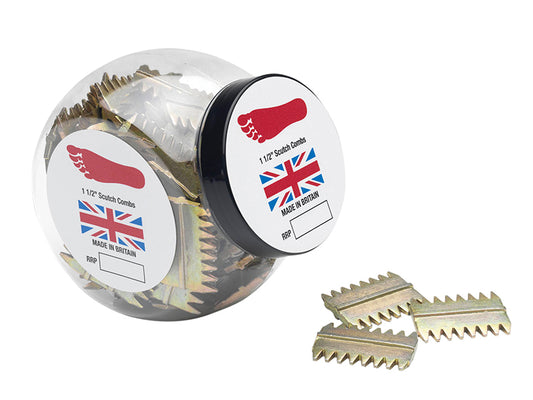Footprint Scutch Combs 25mm (1in) (Jar of 100) FOO5782B1