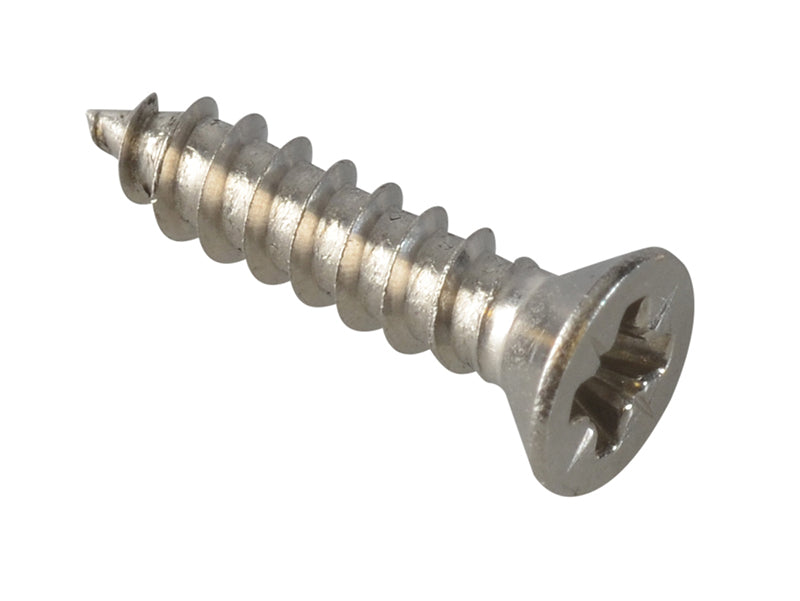 ForgeFix Self-Tapping Screw Pozi Compatible CSK A2 SS 1/2in x 4 ForgePack 60 FOR184515
