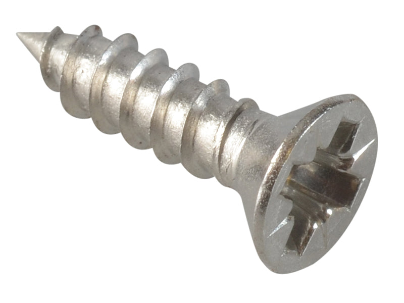 ForgeFix Self-Tapping Screw Pozi Compatible CSK A2 SS 1/2in x 6 ForgePack 40 FOR184546